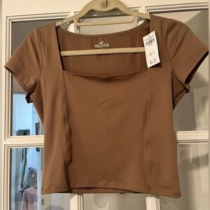 NWT Hollister square neck top